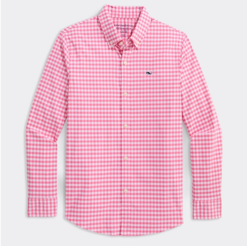 Boys Vineyard button down shirt Size Small (8/10)